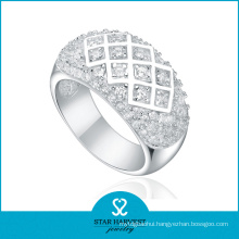Micro Pave 925 Sterling Silver Ring 10 Years Manufacturer (R-0208)